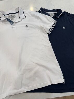 Original Penguin Polo Duo in White and Navy